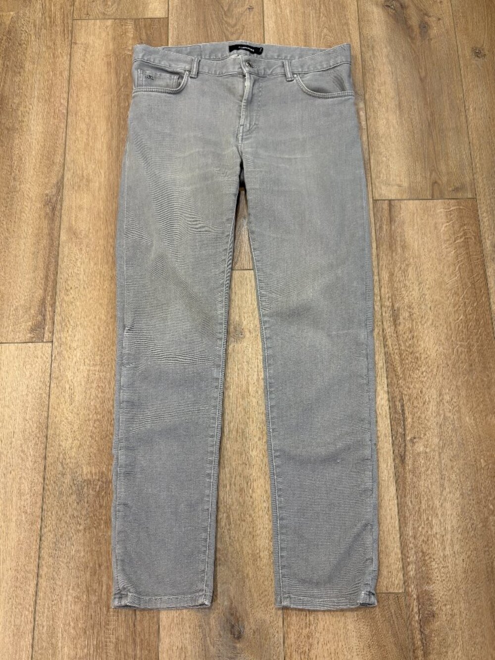 🌟 J. LINDEBERG 🌟 MEN'S STRAIGHT LEG 5 POCKET STRETCH JEANS GREY WASH 31 X 32